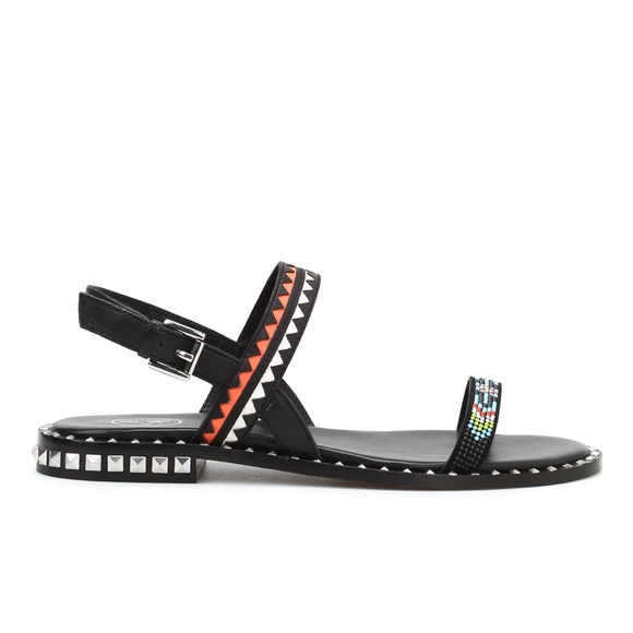 Ash Shoes - ASH Multicolor Tribal Studded Strappy Sandal